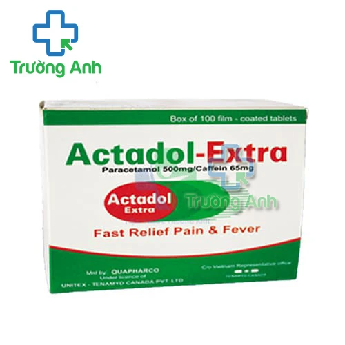 Actadol-Extra Quapharco - Thuốc giảm đau, hạ sốt hiệu quả