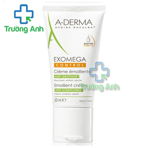 A-Derma Exomega Control Emollient Cream 50ml - Kem dưỡng ẩm của Pháp
