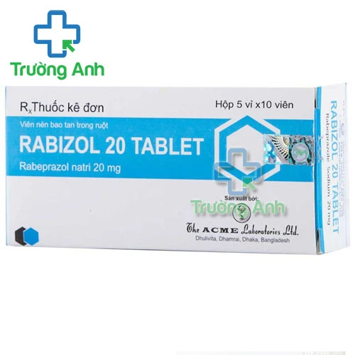 Rabizol 20 tablet Acme Lab - Thuốc điều trị viêm loét dạ dày tá tràng