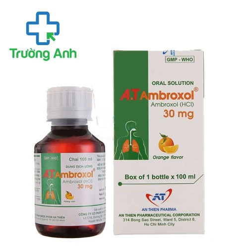 A.T Ambroxol 100ml - Thuốc điều trị bệnh lý đường hô hấp hiệu quả