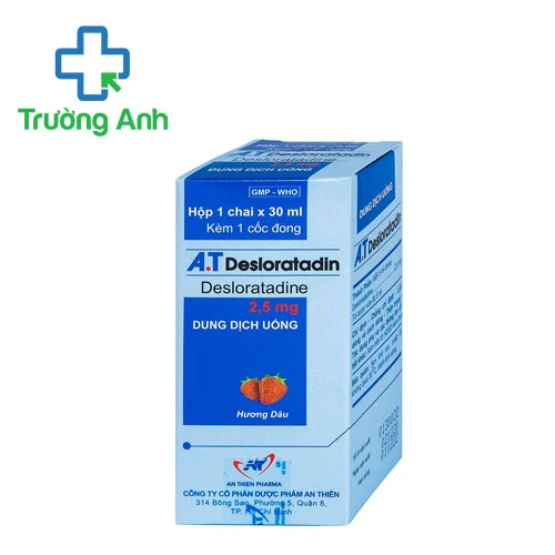A.T Desloratadin (chai 30ml) - Thuốc chống dị ứng hiệu quả
