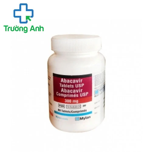 Abacavir Tablets USP 300mg Mylan - Điều trị nhiễm HIV hiệu quả