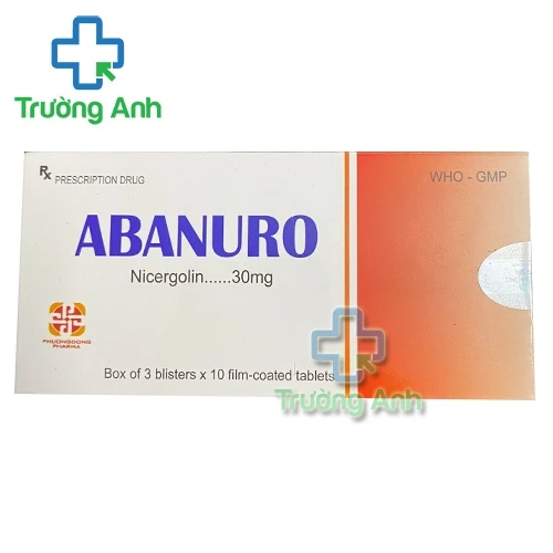 Abanuro 30mg Phương Đông - Thuốc điều trị rối loạn tuần hoàn máu não