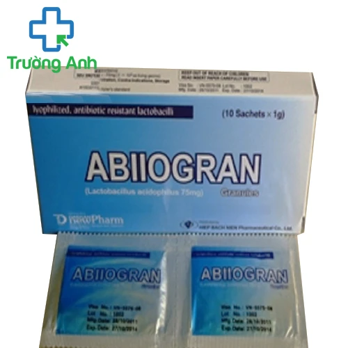 Abiiogran - TPCN điều trị rối loạn đường tiêu hóa