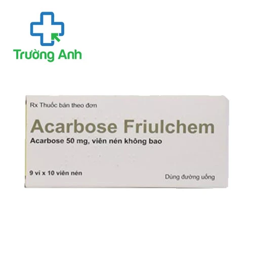 Acarbose Friulchem 50mg - Thuốc điều trị đái tháo đường tuýp 2 của Italy
