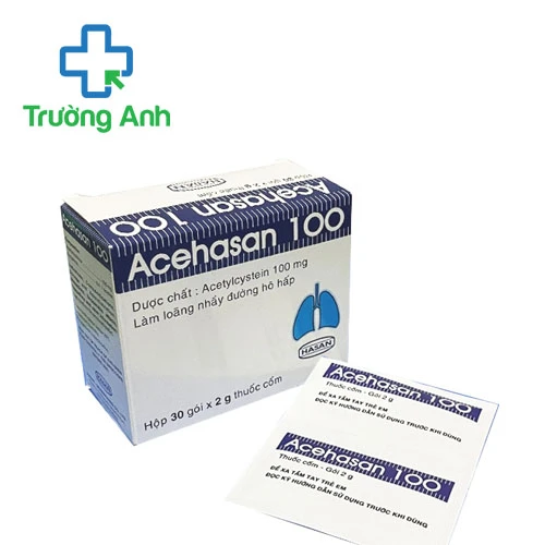 Acehasan 100 (cốm) - Thuốc điều trị viêm phế quản hiệu quả