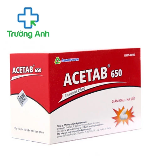 Acetab 650 - Thuốc điều trị hạ sốt giảm đau hiệu quả của Agimexpharm