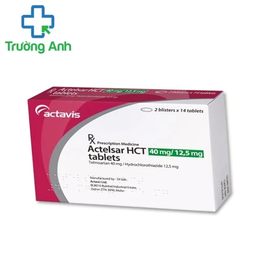 Actelsar HCT 40mg/12,5mg- thuốc điều trị bệnh cao huyết áp hiệu quả của Malta