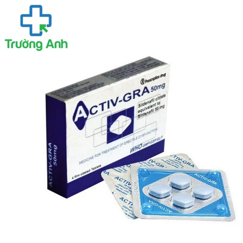 Actigra 50 - Thuốc điều trị rối loạn cương dương hiệu quả