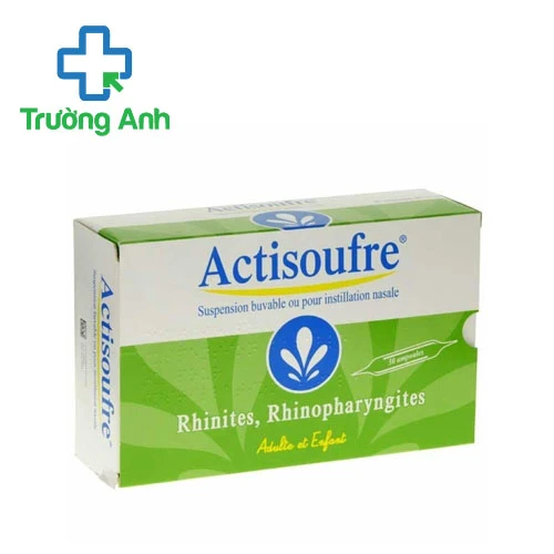 Actisoufre Grimberg (ống 10ml) - Thuốc điều trị viêm nhiễm mạn tính đường hô hấp