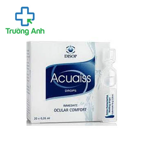 Acuaiss drops (tép 0,35ml) - Giảm triệu chứng khô mắt mỏi mắt hiệu quả