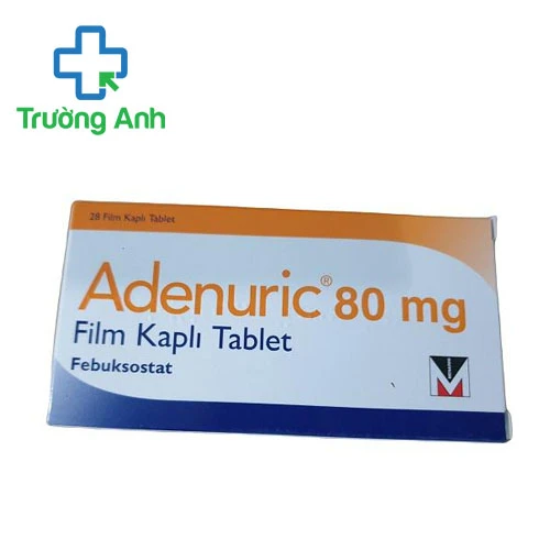 Adenuric 80mg Menarini - Thuốc điều trị tăng acid uric huyết hiệu quả