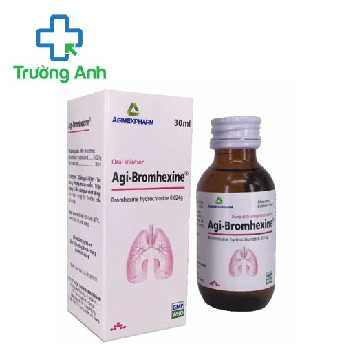 Agi-Bromhexine 30ml - Thuốc làm loãng đờm hiệu quả của Agimexpharm