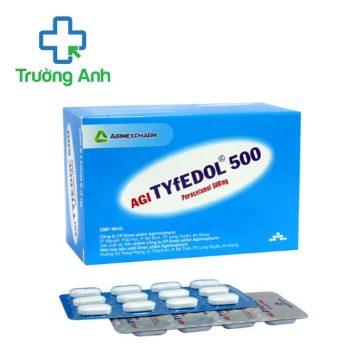 Agi-Tyfedol 500 - Thuốc điều trị hạ sốt giảm đau hiệu quả của Agimexpharm