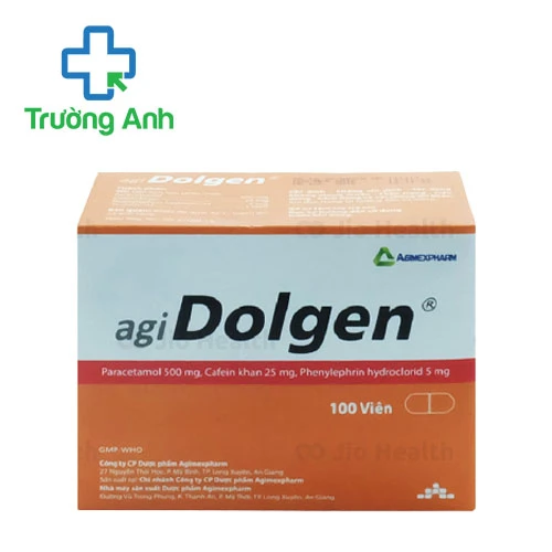 Agidolgen - Thuốc hạ sốt, giảm đau hiệu quả của Agimexpharm