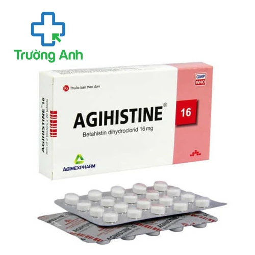 Agihistine 16 - Thuốc điều trị chóng mặt hiệu quả của Agimexpharm