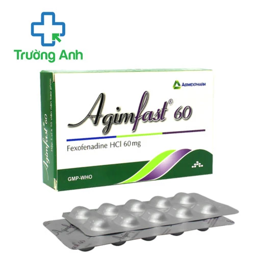 Agimfast 60 - Thuốc điều trị viêm mũi dị ứng hiệu quả của Agimexpharm
