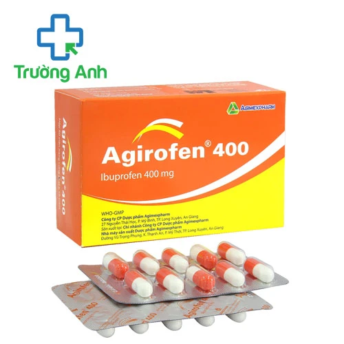 Agirofen 400mg - Thuốc giảm đau chống viêm hiệu quả Agimexpharm