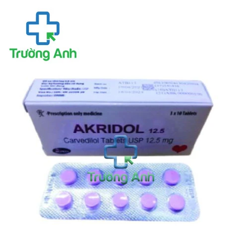 Akridol 12.5 Akriti - Thuốc điều trị tăng huyết áp hiệu quả của Ấn Độ