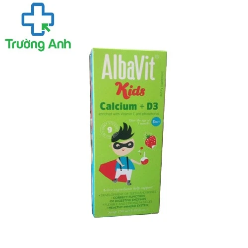 Albavit-kids-Calcium-D3 - Giúp xương chắc khỏe hiệu quả
