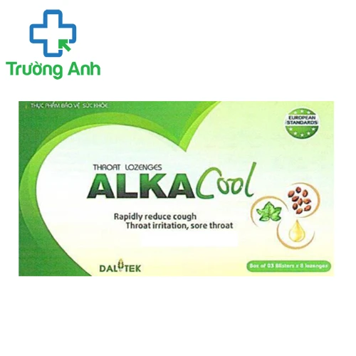 Viên ngậm Alka Cool - Giúp giảm đau họng và hạ sốt hiệu quả