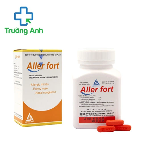 Aller Fort Meyer-BPC (viên nén) - Thuốc điều trị viêm mũi dị ứng hiệu quả