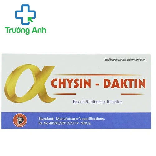 Alpha Chysin Daktin - Hỗ trợ chống viêm, giảm đau hiệu quả