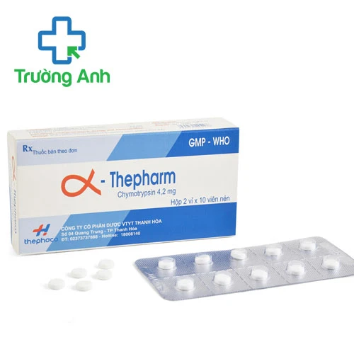 Alpha thepharm 4,2mg - Thuốc điều trị phù nề sau chấn thương hiệu quả