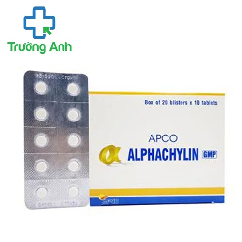 Alphachylin Apco - Hỗ trợ giảm đau, sưng tấy hiệu quả
