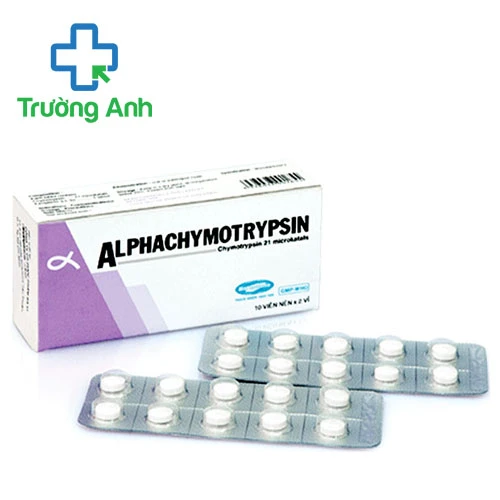 Alphachymotrypsin 21 Savipharm - Thuốc điều trị phù nề sau chấn thương