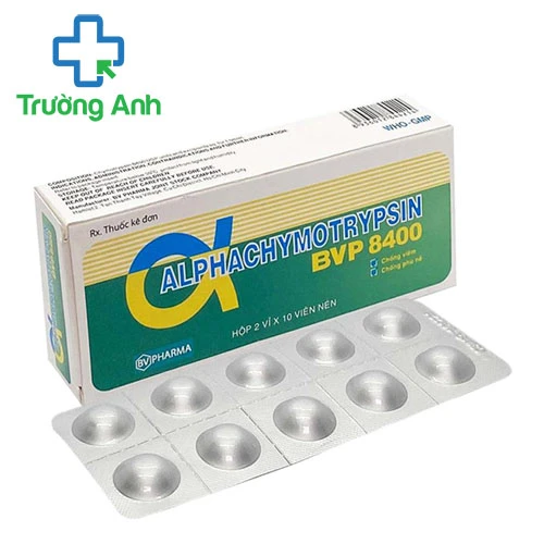 Alphachymotrypsin BVP 8400 - Thuốc điều trị phù nề hiệu quả