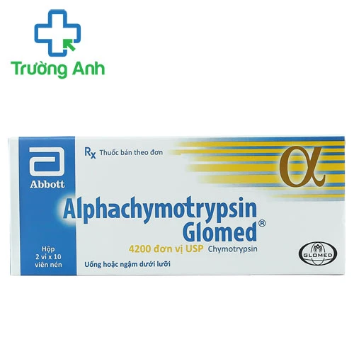 Alphachymotrypsin Glomed - Thuốc điều trị phù nề hiệu quả