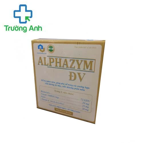 Alphazym ĐV Abipha - Hỗ trợ giảm phù nề, sưng tấy hiệu quả
