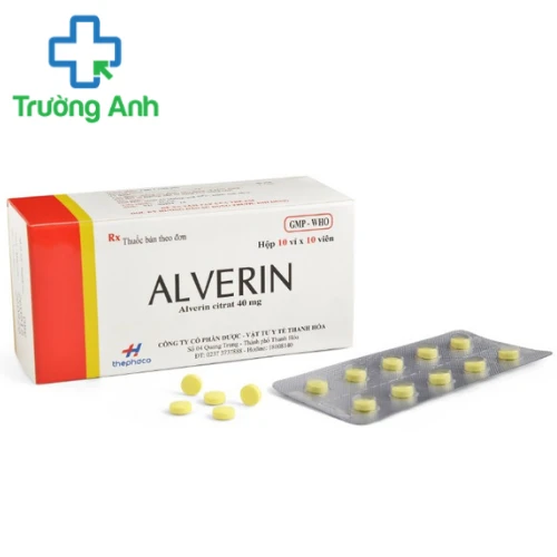 Alverin Thephaco - Thuốc chống đau do co thắt cơ trơn ở đường tiêu hoá