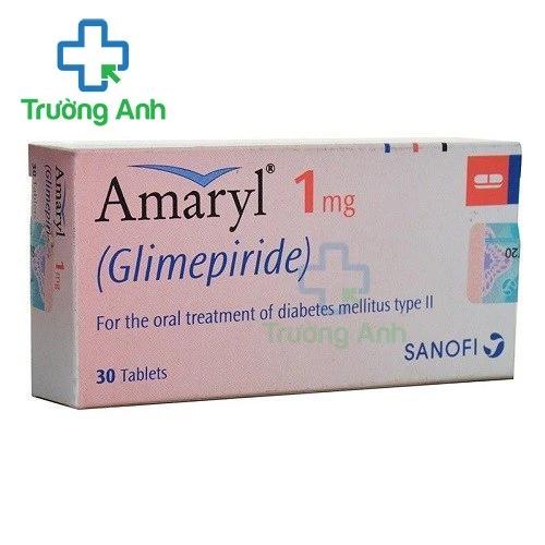 Amaryl 1mg - Thuốc kiểm soát tình trạng tăng đường huyết hiệu quả của Sanofi