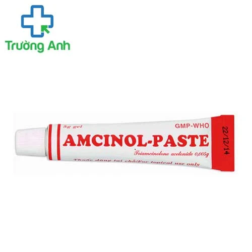 Cách xử lý khi thuốc nhiệt miệng amcinol paste 