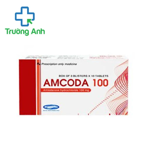 Amcoda 100 Savipharm - Thuốc điều trị và phòng ngừa rối loạn nhịp tim