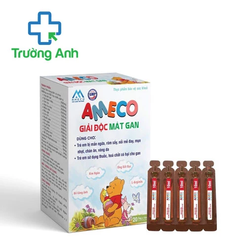 Ameco giải độc mát gan Vgas - Hỗ trợ tăng cường chức năng gan hiệu quả
