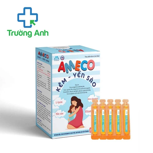 Ameco Kẽm- Yến sào Vgas - Hỗ trợ tăng cường hệ tiêu hóa
