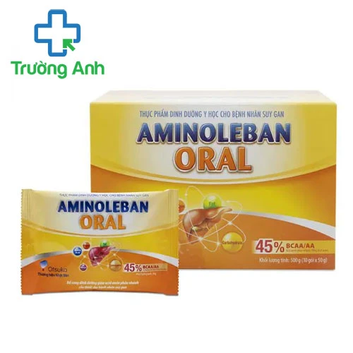 Aminoleban Oral Otsuka (bột) - Thực phẩm dinh dưỡng cho người bệnh gan