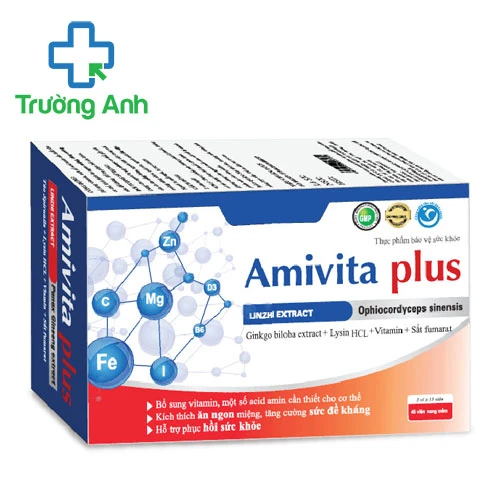 Amivita Plus Dolexphar - Hỗ trợ bổ sung vitamin và khoáng chất cho cơ thể