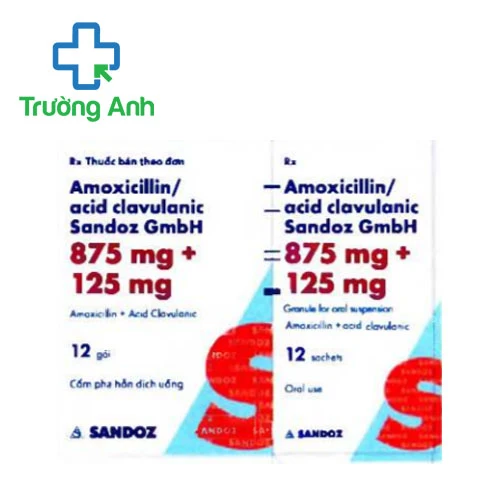 Amoxicillin/acid clavulanic Sandoz GmbH - Thuốc điều trị nhiễm khuẩn hiệu quả