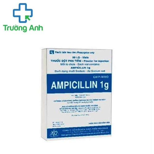 Ampicillin 1g MKP - Thuốc kháng sinh trị bệnh hiệu quả