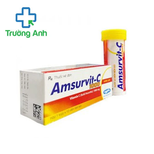 Amsurvit-C 1000 Savipharm - Phòng và điều trị thiếu Vitmin C hiệu quả