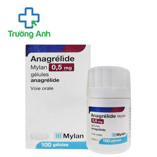 Anagrelide Mylan 0,5mg - Thuốc điều trị tăng tiểu cầu hiệu quả của Pháp