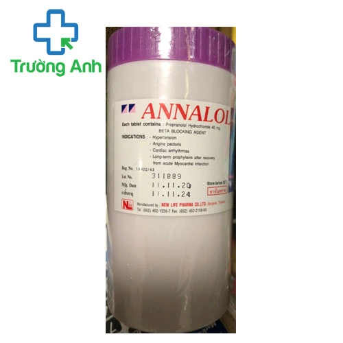 Annalol 40mg New Life Pharma - Thuốc điều trị tăng huyết áp hiệu quả