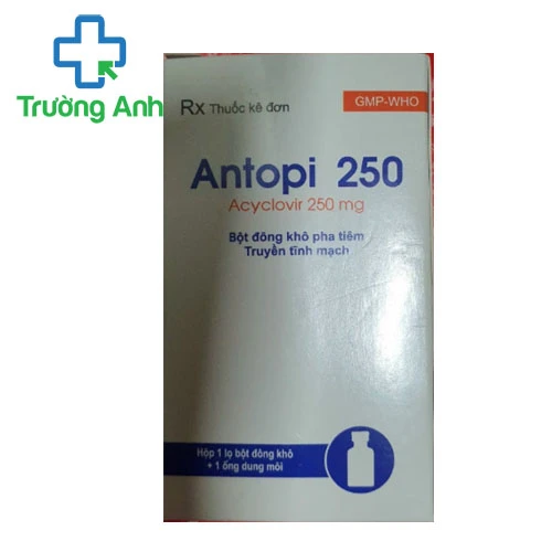 Antopi 250 - Thuốc điều trị nhiễm Herpes simplex hiệu quả