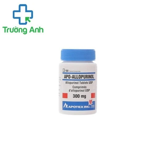 Apo Allopurinol 300mg - Thuốc điều trị bệnh gút hiệu quả