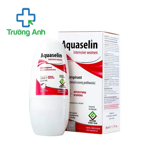 Aquaseline Intensive Women - Lăn khử mùi hỗ trợ giảm tiết mồ hôi hiệu quả