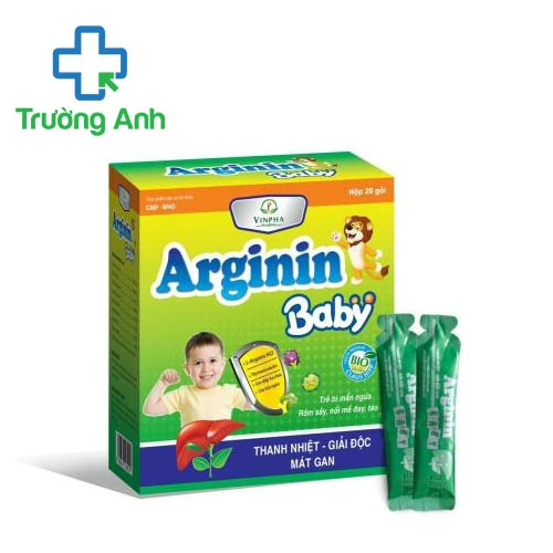 Arginin Baby Vinpha - Hỗ trợ thanh nhiệt, giải độc gan hiệu quả 